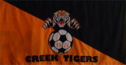 Sports flags - soccer flag - Slacks Creek Tigers